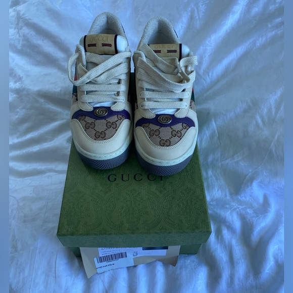 Gucci Shoes - Gucci Kids Shoes - Cream and Blue